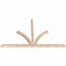 Ekena Millwork Richland Smooth Timber Gable Bracket, Douglas Fir, 96"W x 60"H x 3 1/2"D x 3 1/2"F, 15/12 Pitch GBW096X60X0404RIC00SDF - alternate 4